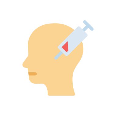 Şeffaf bir arkaplan üzerinde enjeksiyon vektör çizimi. Konsept ve grafik tasarımı için birinci sınıf kalite simgeler..