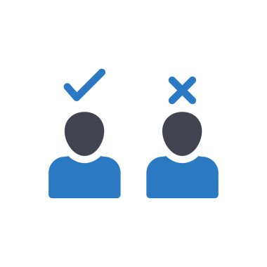 Şeffaf bir arkaplan üzerinde seçim vektörü illüstrasyonu. Konsept ve grafik tasarımı için mükemmel kalite sembolleri..