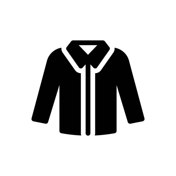 Jacket Vector Illustration Transparent Background Premium Quality Symbols Glyphs Icon — Stockový vektor