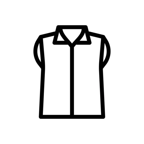 Shirt Vector Illustration Transparent Background Premium Quality Symbols Thin Line — Stockový vektor