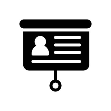 Şeffaf bir arkaplan üzerinde sunum vektörü illüstrasyonu. Konsept ve grafik tasarımı için mükemmel kalite sembolleri.. 