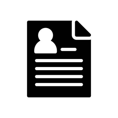 Şeffaf bir arkaplan üzerinde profil vektör çizimi. Konsept ve grafik tasarımı için kaliteli semboller.. 