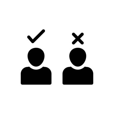 Şeffaf bir arkaplan üzerinde seçim vektörü illüstrasyonu. Konsept ve grafik tasarımı için mükemmel kalite sembolleri.. 