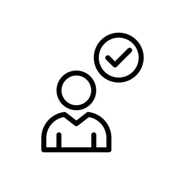 Şeffaf bir arkaplanda seçili vektör çizimi. Konsept ve grafik tasarımı için ince çizgi simgesi.. 