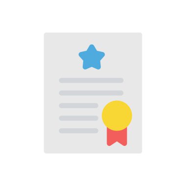 Şeffaf bir arkaplan üzerinde sertifika vektör illüstrasyonu. Konsept ve grafik tasarımı için birinci sınıf kalite simgeleri.. 