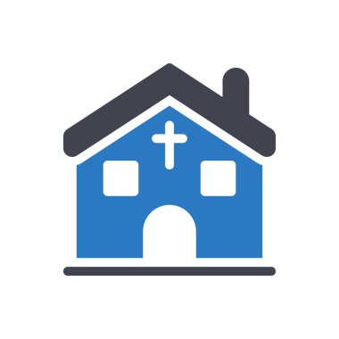 Church vector illustration on a transparent background.Premium quality symbols.Glyphs icon for concept and graphic design. 