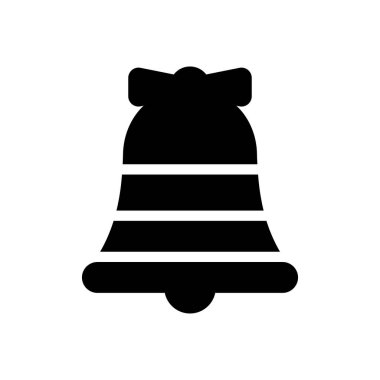 Şeffaf bir arkaplan üzerinde çan vektör illüstrasyonu. Konsept ve grafik tasarım için mükemmel kalite semboller.. 