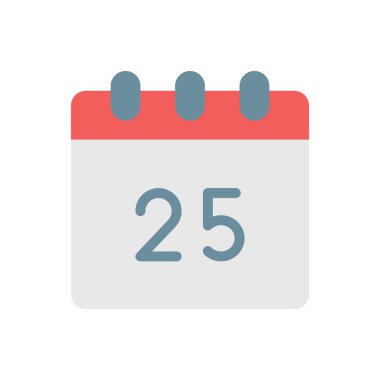 Saydam bir arkaplan üzerinde takvim vektör illüstrasyonu. Konsept ve grafik tasarımı için birinci sınıf kalite simgeler.. 