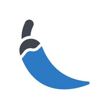 Şeffaf bir arkaplan üzerinde Chili vektör illüstrasyonu. Konsept ve grafik tasarımı için en iyi kalite semboller.. 