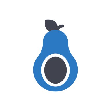 Şeffaf bir arkaplan üzerinde armut vektör illüstrasyonu. Konsept ve grafik tasarımı için mükemmel kalite semboller..