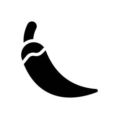 Chili vector illustration on a transparent background.Premium quality symbols.Glyphs icon for concept and graphic design. 