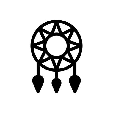 Şeffaf bir arkaplanda rüya vektör illüstrasyonu. Konsept ve grafik tasarımı simgeleri.. 