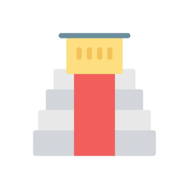 El castillo vector illustration on a transparent background.Premium quality symbols.Stroke icon for concept and graphic design.