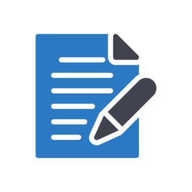 Şeffaf bir arkaplan üzerindeki belge vektör illüstrasyonu. Konsept ve grafik tasarımı için kaliteli semboller..