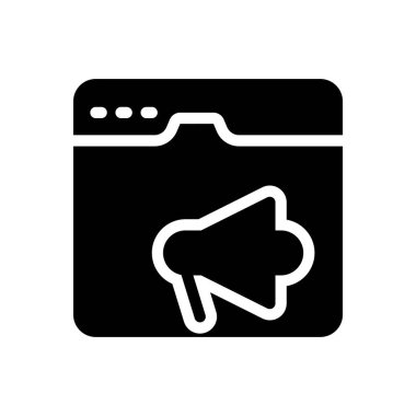 Şeffaf bir arkaplan üzerinde web sayfası vektör illüstrasyonu. Konsept ve grafik tasarımı için kaliteli semboller..