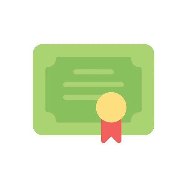 Certificate Vector Illustration Transparent Background Premium Quality Symbols Stroke Icon — 스톡 벡터
