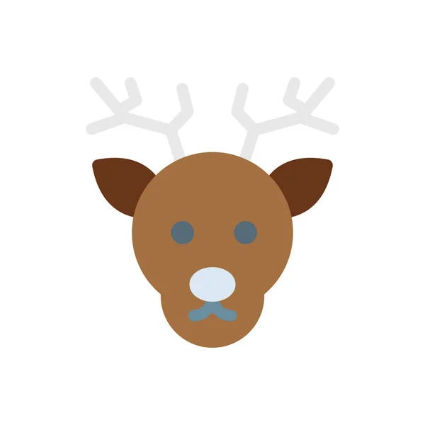 Reindeer Vector Illustration Transparent Background Premium Quality Symbols Stroke Icon — Stock vektor