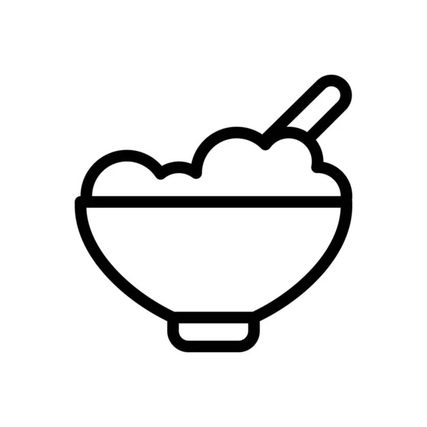 Food Vector Illustration Transparent Background Premium Quality Symbols Thin Line — Vector de stock