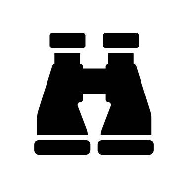 Şeffaf bir arkaplan üzerinde dürbünlü vektör çizimi. Konsept ve grafik tasarımı için mükemmel kalite sembolleri.. 