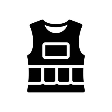 Şeffaf bir arkaplan üzerinde kurşun geçirmez vektör çizimi. Konsept ve grafik tasarımı için mükemmel kalite semboller..