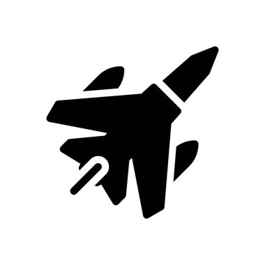 Saydam bir arkaplan üzerinde uçak vektör çizimi. Konsept ve grafik tasarım simgeleri için kaliteli semboller..