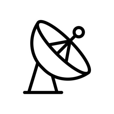 Şeffaf bir arkaplan üzerinde çanak vektör çizimi. Konsept ve grafik tasarımı için ince çizgi simgesi.. 