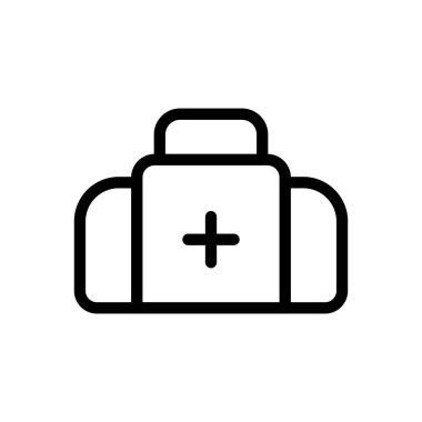 Şeffaf bir arkaplan üzerinde tıbbi vektör çizimi. Premium kalite sembolleri. Konsept ve grafik tasarım için ince çizgi simgesi.