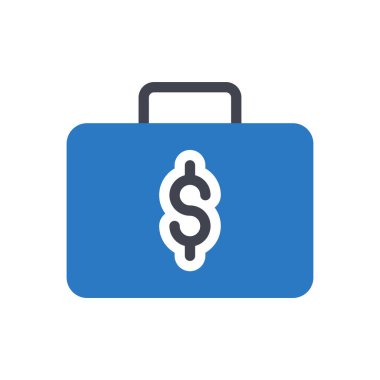 Saydam bir arkaplanda dolar vektör illüstrasyonu. Konsept ve grafik tasarım simgeleri için kaliteli semboller.. 