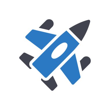 Saydam bir arkaplan üzerinde hava jeti vektör çizimi. Konsept ve grafik tasarımı için özel kalite semboller..