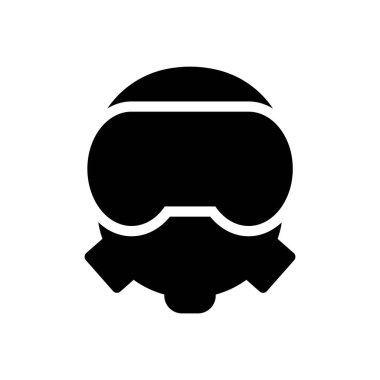 Şeffaf bir arkaplan üzerinde asker vektör çizimi. Konsept ve grafik tasarımı için özel kalite semboller.. 