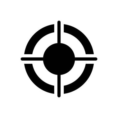 Şeffaf bir arkaplan üzerinde hedef vektör çizimi. Konsept ve grafik tasarımı için mükemmel kalite sembolleri..