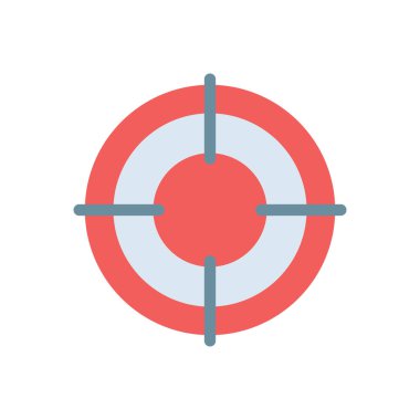 Şeffaf bir arkaplan üzerinde hedef vektör çizimi. Konsept ve grafik tasarımı için mükemmel kalite simgeleri..