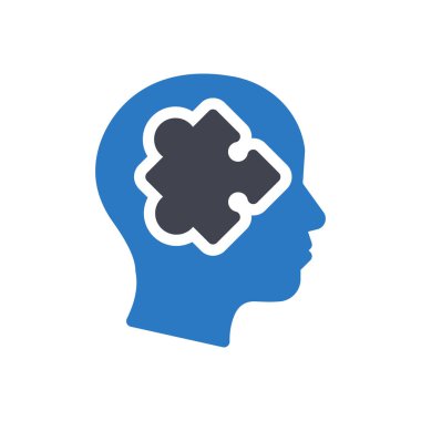 Şeffaf bir arkaplan üzerindeki bulmaca vektör çizimi. Konsept ve grafik tasarımı için özel kalite semboller..