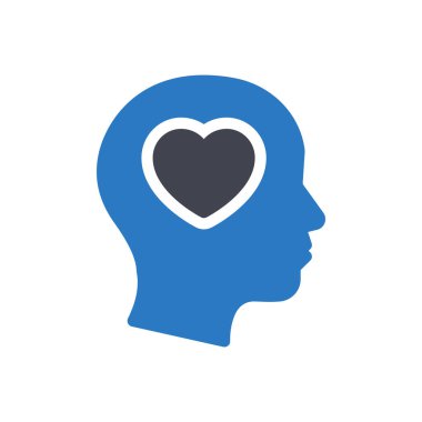 Şeffaf bir arkaplan üzerinde sevgi vektör illüstrasyonu. Konsept ve grafik tasarımı için özel kalite semboller..