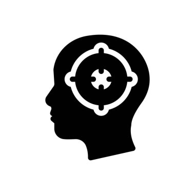 Şeffaf bir arkaplan üzerinde hedef vektör çizimi. Konsept ve grafik tasarımı için mükemmel kalite sembolleri..