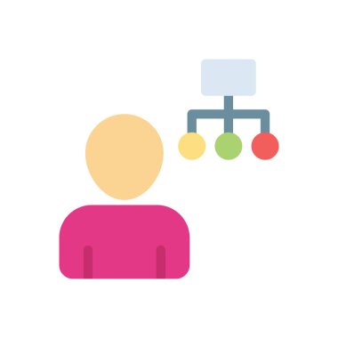 Şeffaf bir arkaplan üzerinde hiyerarşi vektör illüstrasyonu. Konsept ve grafik tasarımı için birinci sınıf kalite simgeleri..