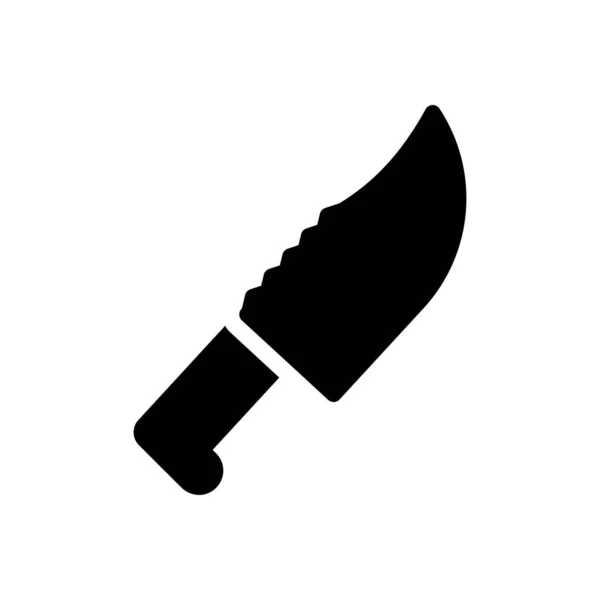 Knife Vector Illustration Transparent Background Premium Quality Symbols Glyphs Icon — 스톡 벡터