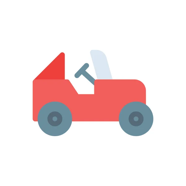 Şeffaf Bir Arkaplan Üzerinde Jeep Vektör Çizimi Konsept Grafik Tasarımı — Stok Vektör