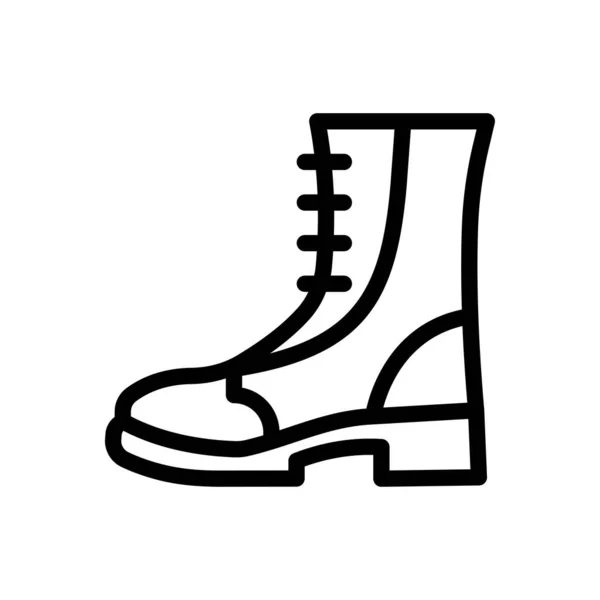 Boots Vector Illustration Transparent Background Premium Quality Symbols Thin Line — Stock Vector