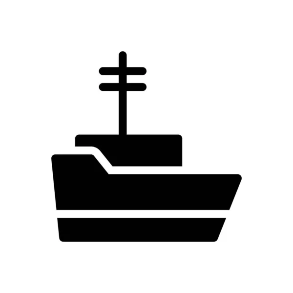 Cruise Vector Illustration Transparent Background Premium Quality Symbols Glyphs Icon — Archivo Imágenes Vectoriales