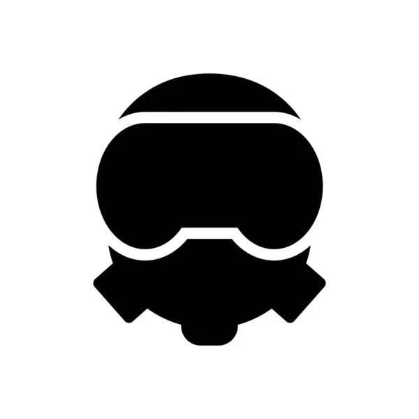 Soldier Vector Illustration Transparent Background Premium Quality Symbols Glyphs Icon —  Vetores de Stock