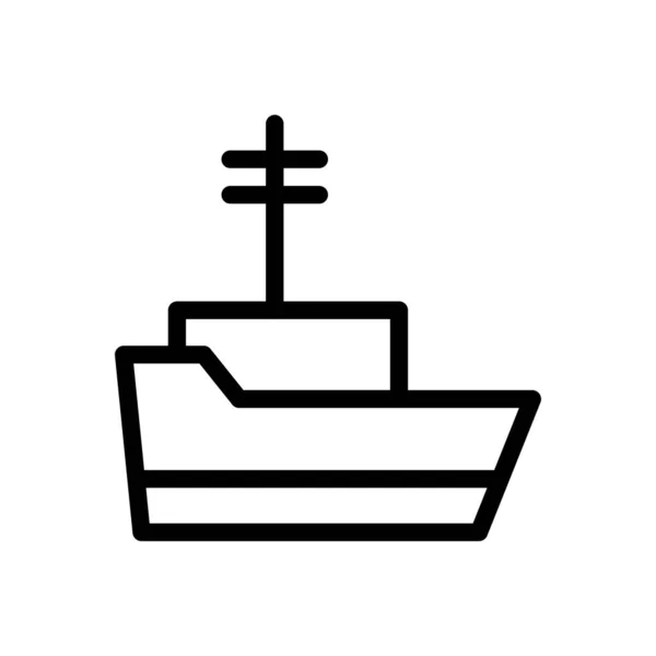 Kreuzfahrtvektorillustration Auf Transparentem Hintergrund Symbole Premium Qualität Thin Line Symbol — Stockvektor