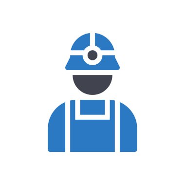 Şeffaf bir arkaplan üzerinde işçi vektör illüstrasyonu. Konsept ve grafik tasarım simgeleri için kaliteli semboller.. 