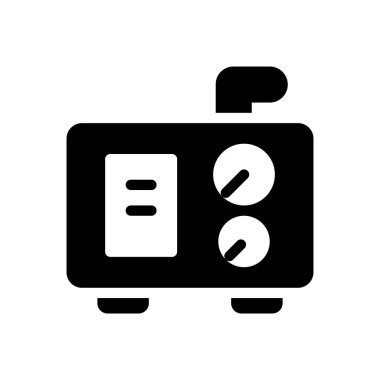 Saydam bir arkaplan üzerinde metre vektör illüstrasyonu. Konsept ve grafik tasarımı için mükemmel kalite sembolleri..