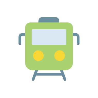 Şeffaf bir arkaplan üzerinde tren vektör illüstrasyonu. Konsept ve grafik tasarımı için birinci sınıf kalite simgeler.. 