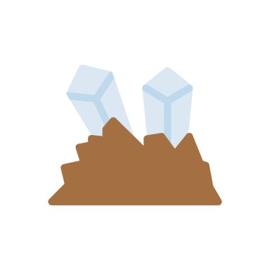 Şeffaf bir arkaplan üzerinde kaya vektörü illüstrasyonu. Konsept ve grafik tasarım için mükemmel kalite simgeleri..