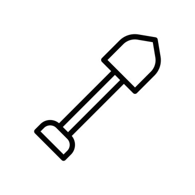 Şeffaf bir arkaplan üzerinde maça vektör çizimi. Premium kalite sembolleri. Konsept ve grafik tasarım için ince çizgi simgesi. 