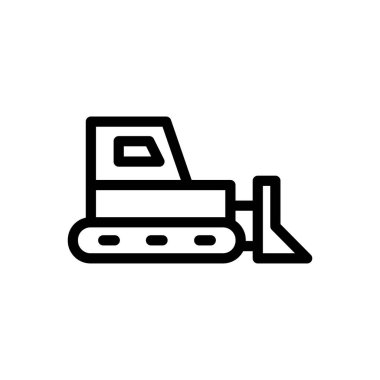 Şeffaf bir arkaplan üzerinde vinç vektör çizimi. Premium kalite semboller. Konsept ve grafik tasarım için ince çizgi simgesi. 