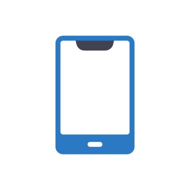 Şeffaf bir arkaplan üzerinde mobil vektör illüstrasyonu. Konsept ve grafik tasarımı için kaliteli semboller.. 