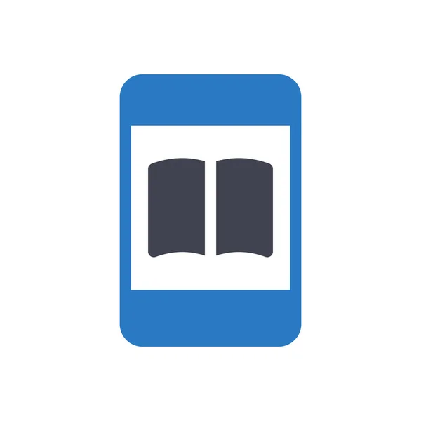 Online Book Vector Illustration Transparent Background Premium Quality Symbols Glyphs — Image vectorielle